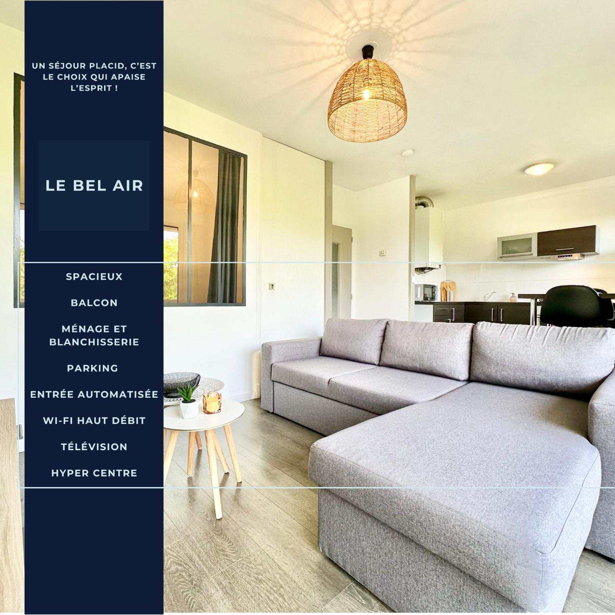 Le Bel Air - Coeur De Ville - Parking & Balcon Mont-de-Marsan Ngoại thất bức ảnh